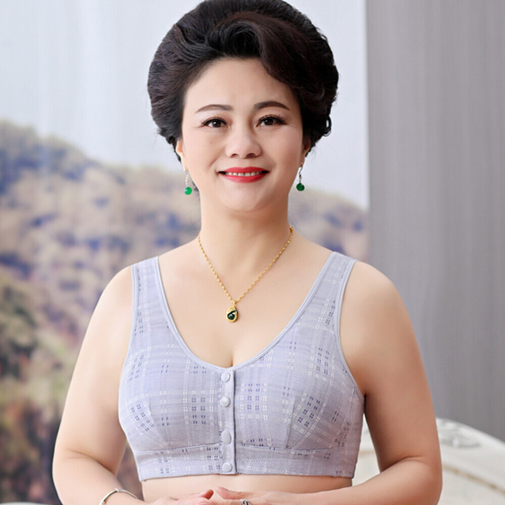 ☆ ブルーグレー ☆ 105C ☆ 前開きブラジャー kbr8002 前開き ブラジャー 前開きブラジャー ブラ ナイトブラ マタニティブラ 授乳ブラ拍卖