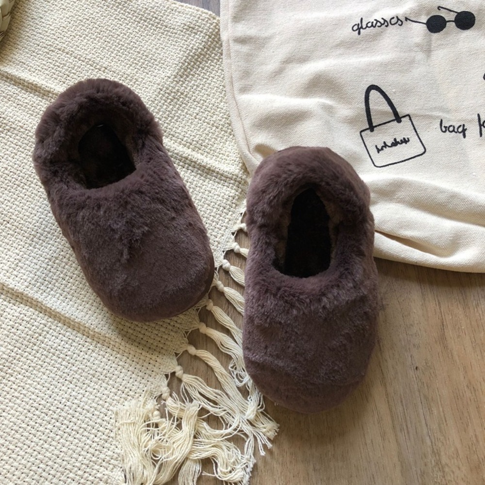 ☆ ブラウン ☆ 16-17(約16cm) ☆ キッズルームシューズ ykaly220t222 キッズ スリッパ ルームシューズ ルームスリッパ 暖かい もこもこ拍卖