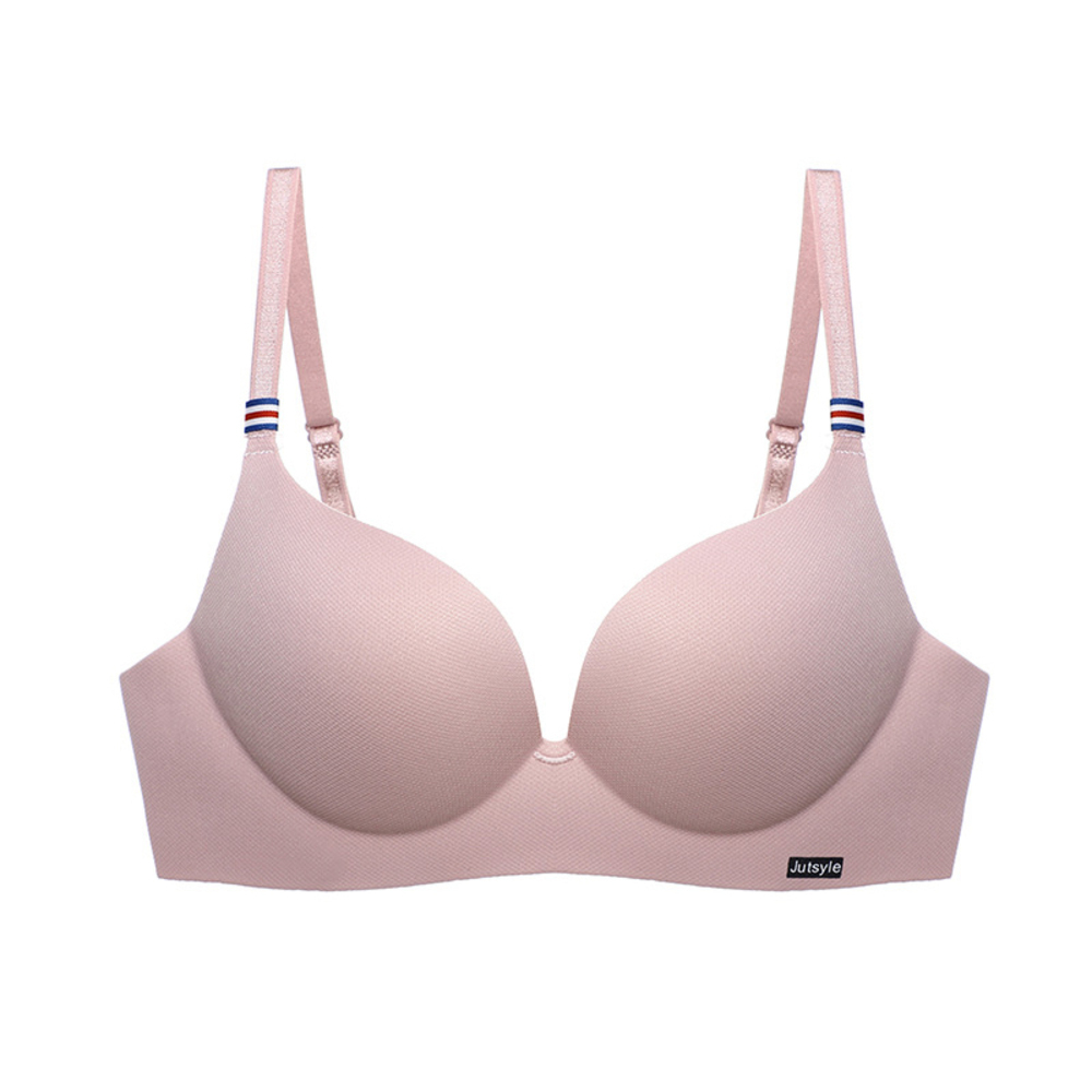 ☆ ピンク ☆ 38/85C ☆ ブラジャー シンプル 通気性 mmbr824e ブラジャー シームレス ノンワイヤー シームレスブラジャー拍卖