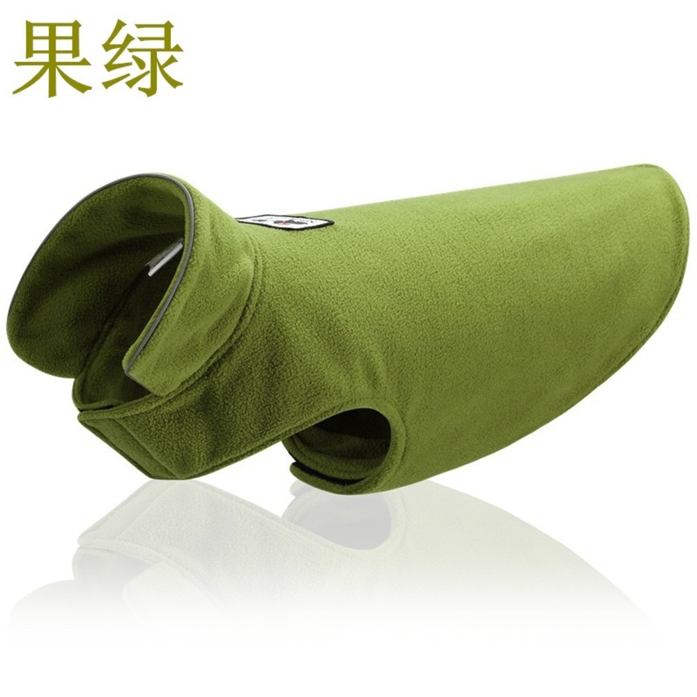 ★ グリーン ★ Sサイズ 犬服 通販 ポンチョ フリーススト トレーナー ポンチョタイプ ベスト 袖なし フリース 反射付 簡単拍卖