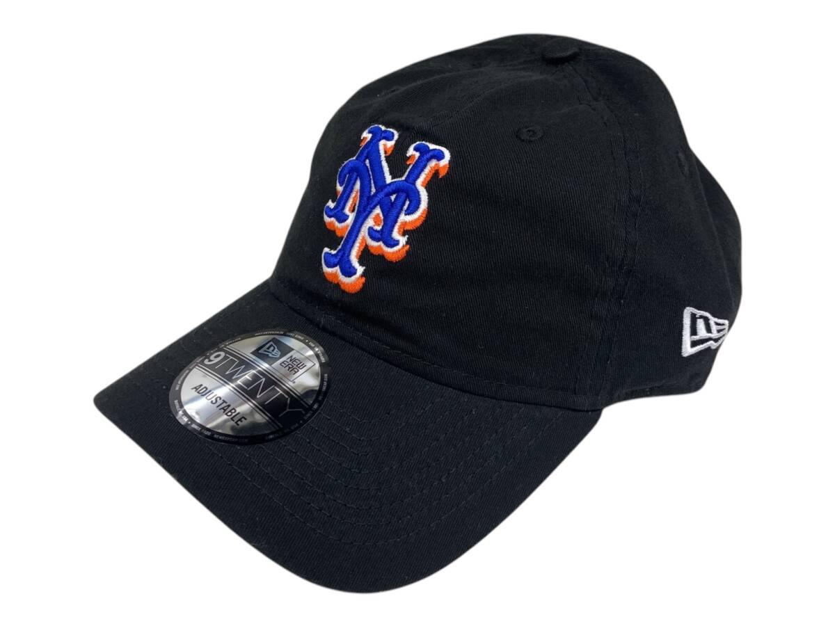 NEWERA (ニューエラ) 9TWENTY ニューヨーク・メッツ ベースボールキャップ CAP MLB 60235230 F ブラック ウィメンズ/025拍卖