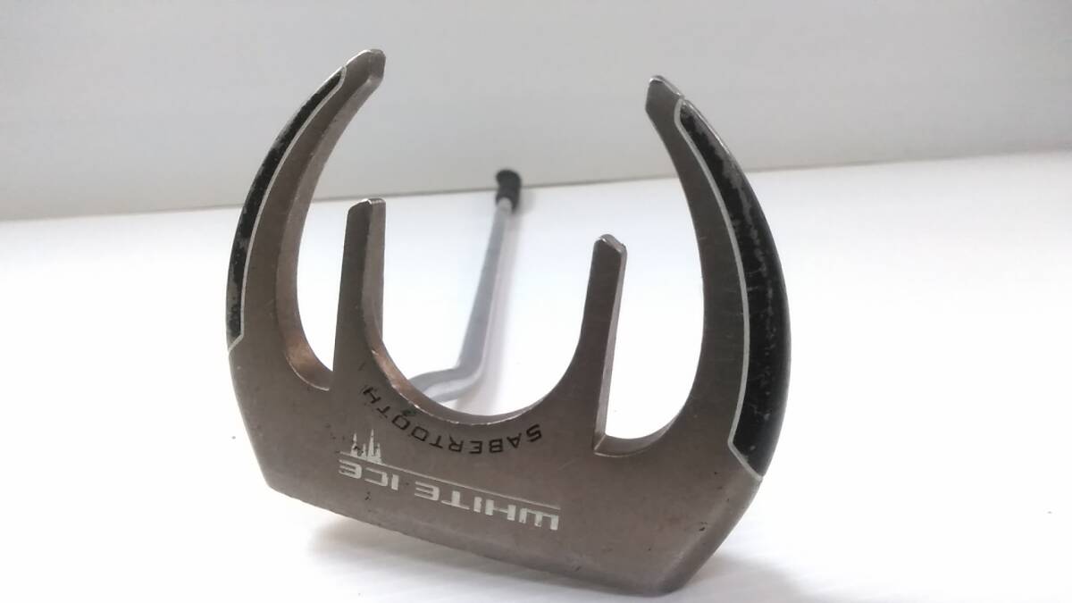 オデッセイ WHITE ICE SABERTOOTH ホワイトアイス セイバートゥース パター 33インチ ●58PK拍卖