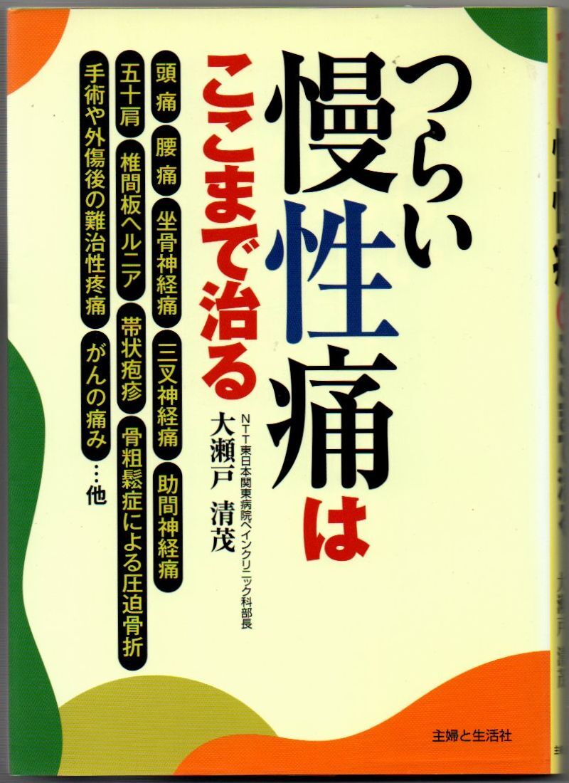 108* つらい慢性痛はここまで治る 大瀬戸清茂 主婦と生活社拍卖