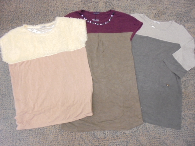 【KCM】SET-96-3s★未使用品★【Ailes/toujours ensemble】レディース チュニック 3枚セット サイズ M 福袋 激安・まとめ売り拍卖