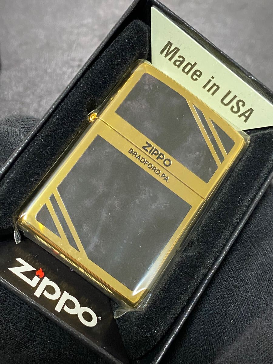 zippo ゴールド マーブル 特殊加工 両面デザイン 希少モデル 2023年製 ケース 保証書付き拍卖