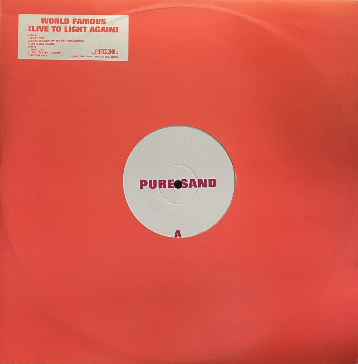 WORLD FAMOUS/LIVE TO LIGHT BAGAIN拍卖