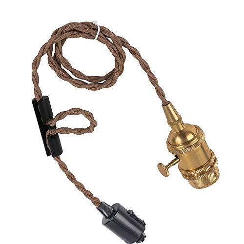 共同照明 ペンダントライト 1灯 E26 電球ソケット スイッチ付き (GT-GD-C1) 吊り下げ灯 led電球対応拍卖