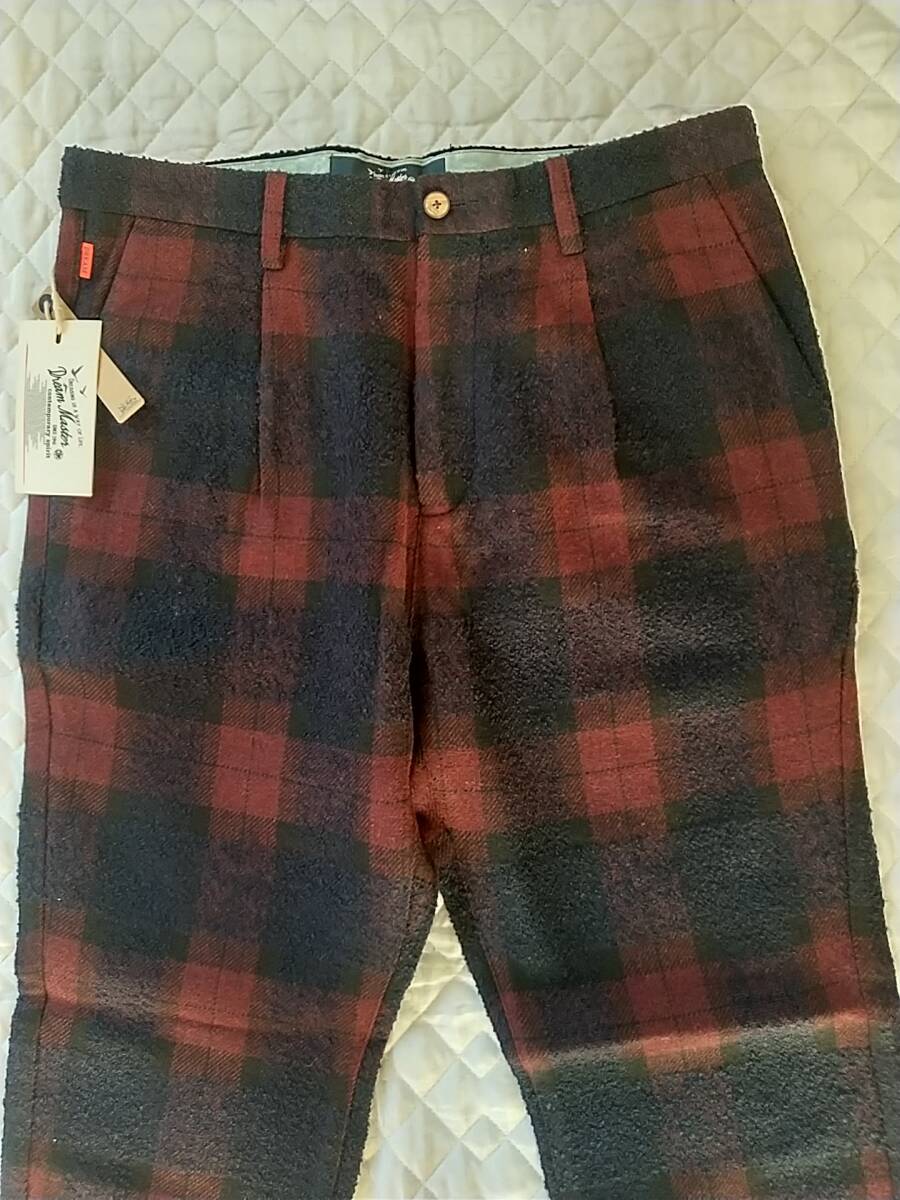 ゴルフ メンズ パンツ ネイビー レッド チェック 82 新品未使用 レターパック ヤマト 発送 拍卖