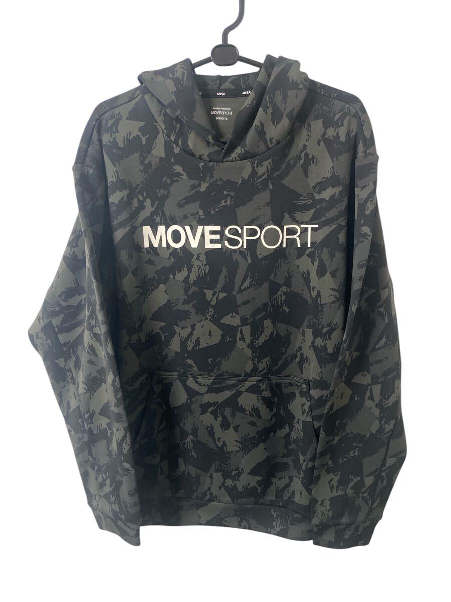 DESCENTE デサント MOVE SPORT スウェットパーカー ブラック拍卖