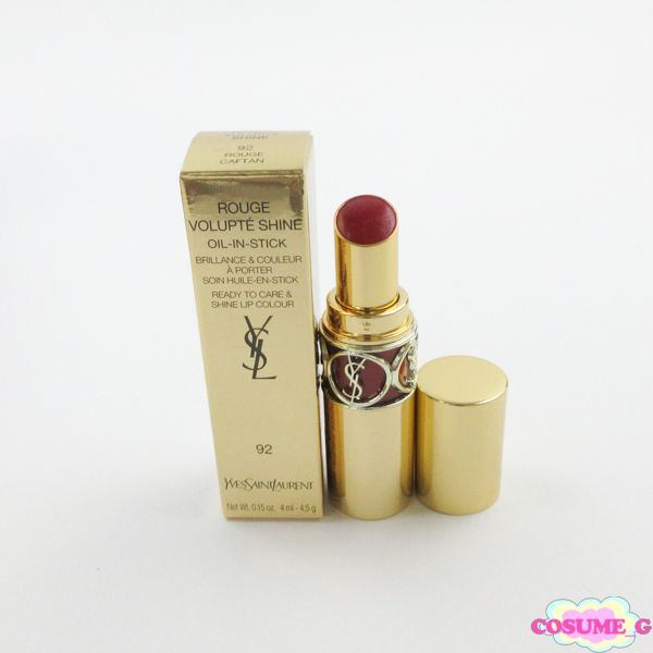 イヴ サンローラン ルージュ ヴォリュプテ シャイン #92 ルージュ カフタン 残量多 V901拍卖