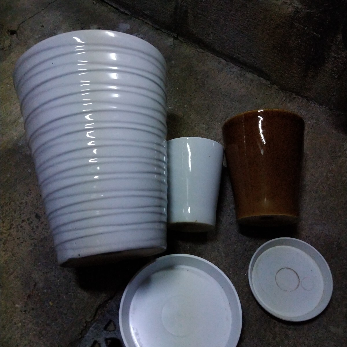 陶器鉢 プランター ガーデニング 胡蝶蘭 観葉植物 中古拍卖