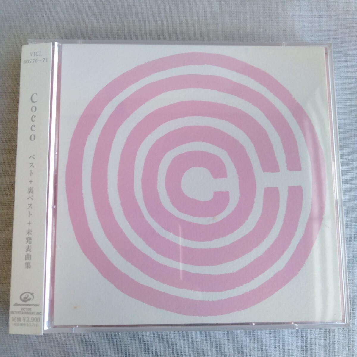 T337 COCCO ベスト+裏ベスト+未発表曲集 帯付 CD ケース状態A 拍卖