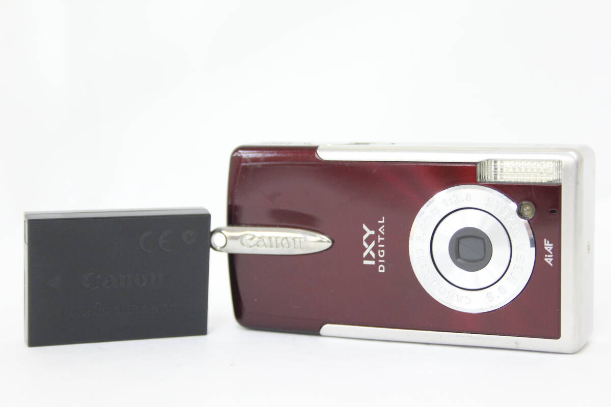 【返品保証】 キャノン Canon IXY Digital L2 レッド バッテリー付き コンパクトデジタルカメラ v8836拍卖