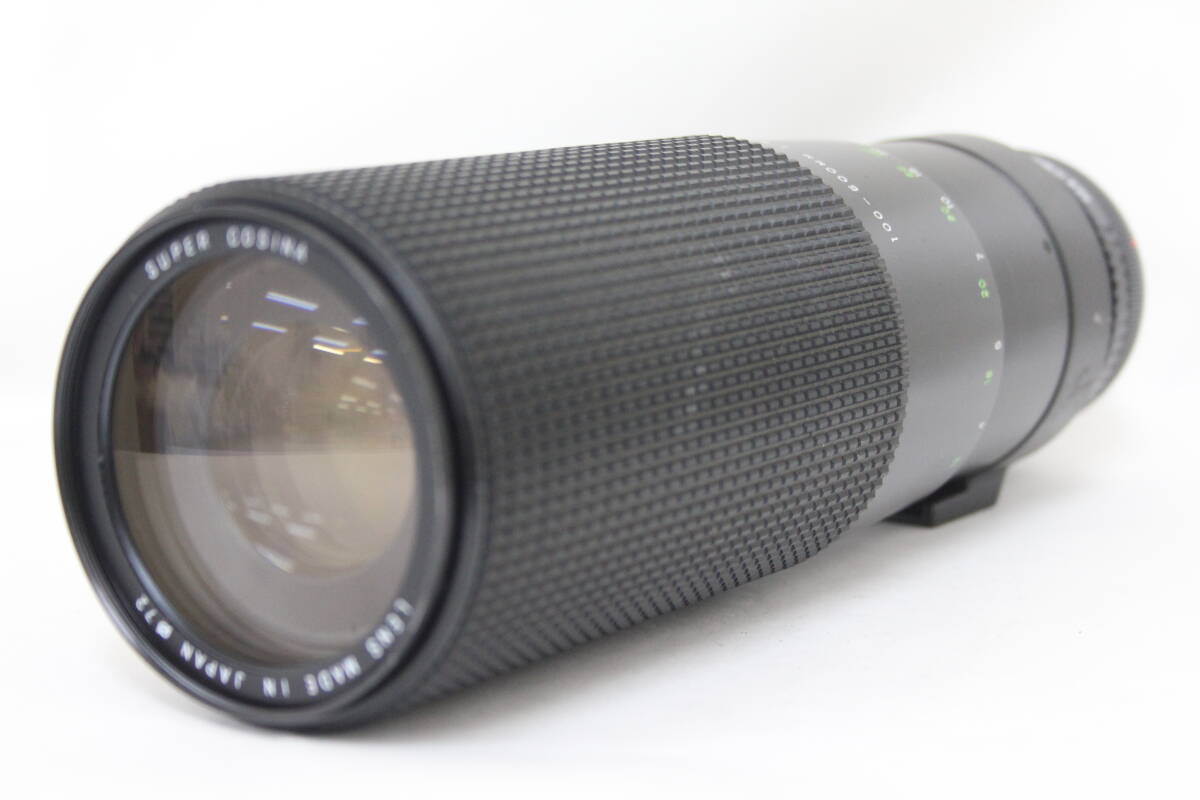 【訳あり品】 Super Cosina 100-500mm F5.6-8 MC Macro 三脚座付き FDマウント レンズ v9341拍卖