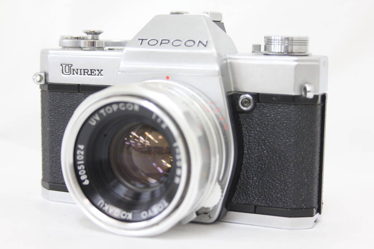 【返品保証】 TOPCON UNIREX UV TOPCOR 50mm F2 ボディレンズセット v9390拍卖