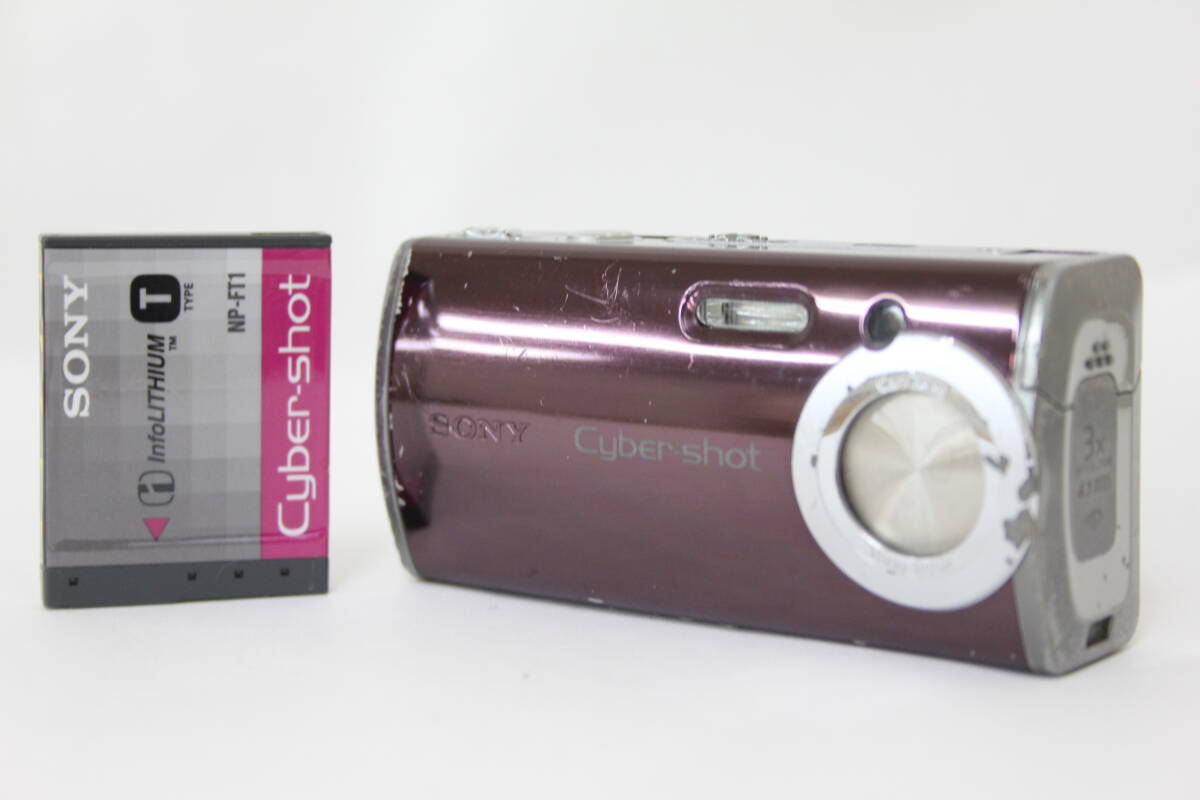 【返品保証】 ソニー SONY Cyber-shot DSC-L1 ワインレッド 3x バッテリー付き コンパクトデジタルカメラ M318拍卖