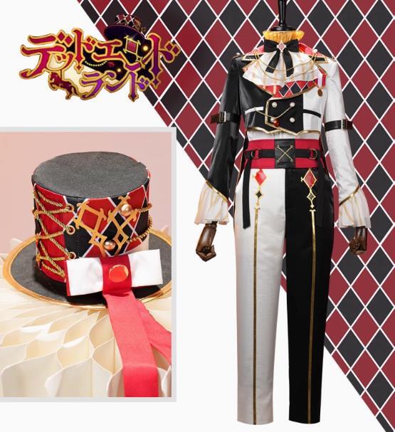 あんさんぶるスターズ!! 礼瀬マヨイ 日々樹渉 真白友也 仙石忍 デッドエンドランド衣装 コスプレ衣装 1着+帽風(ウィッグ 靴別売り)拍卖