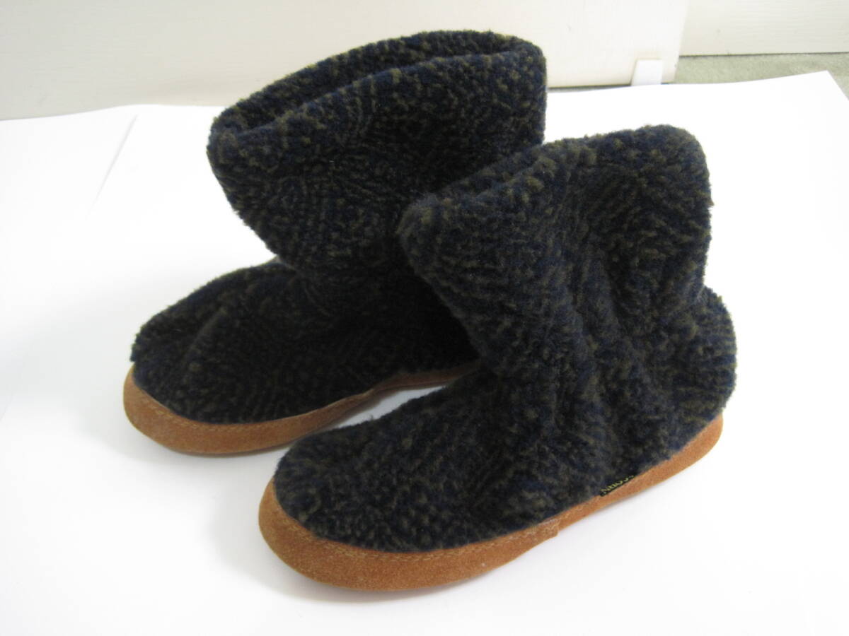 ACORN KL フロックドルーム ルームブーツ 女性用 サイズ 13 1/2 - 2 1/2 新品未使用 アメリカ製拍卖