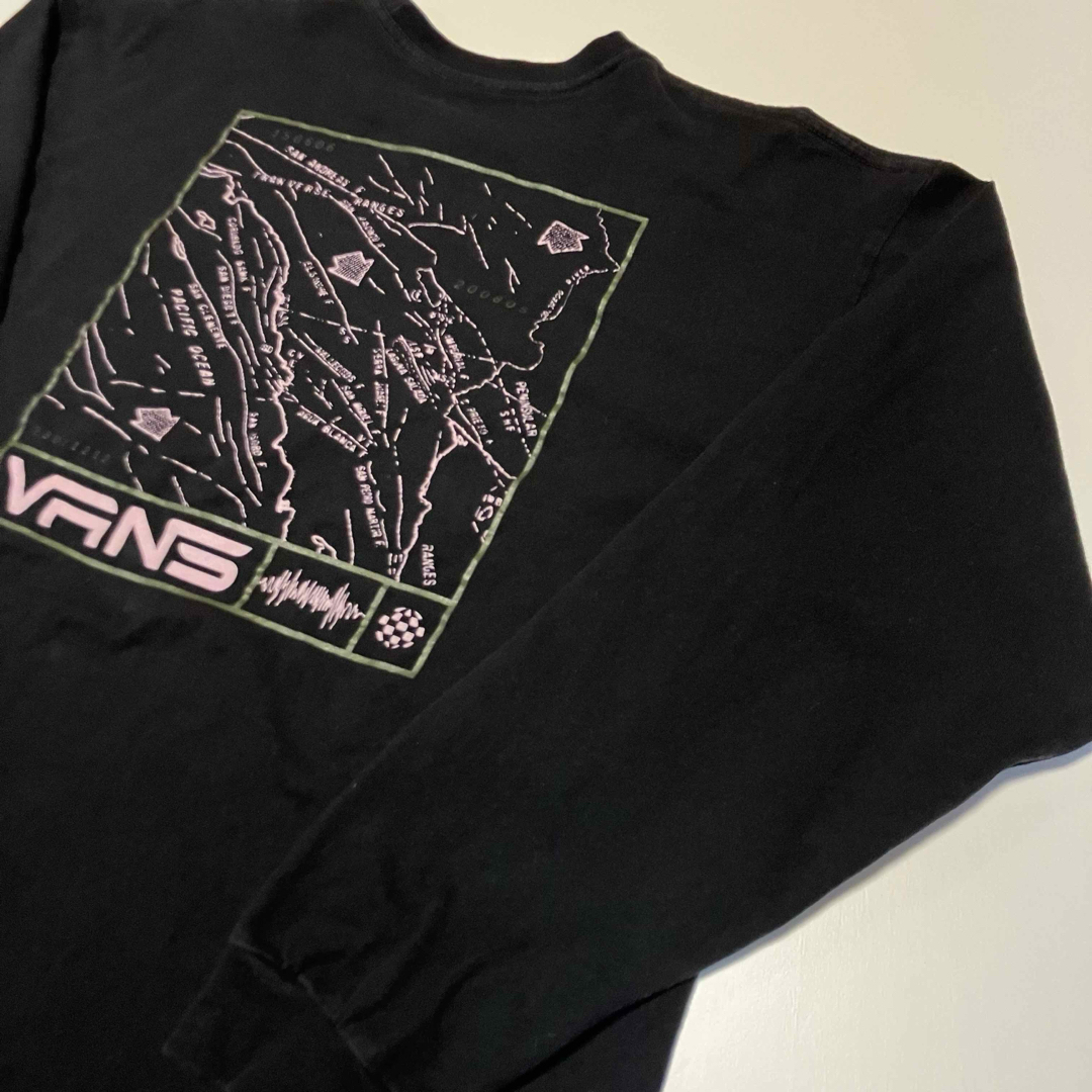 VANS 長袖プリントTシャツ XLサイズ メンズ レディース拍卖