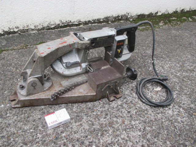 u485★日立 100mm ロータリバンドソー CB10FA 100V拍卖