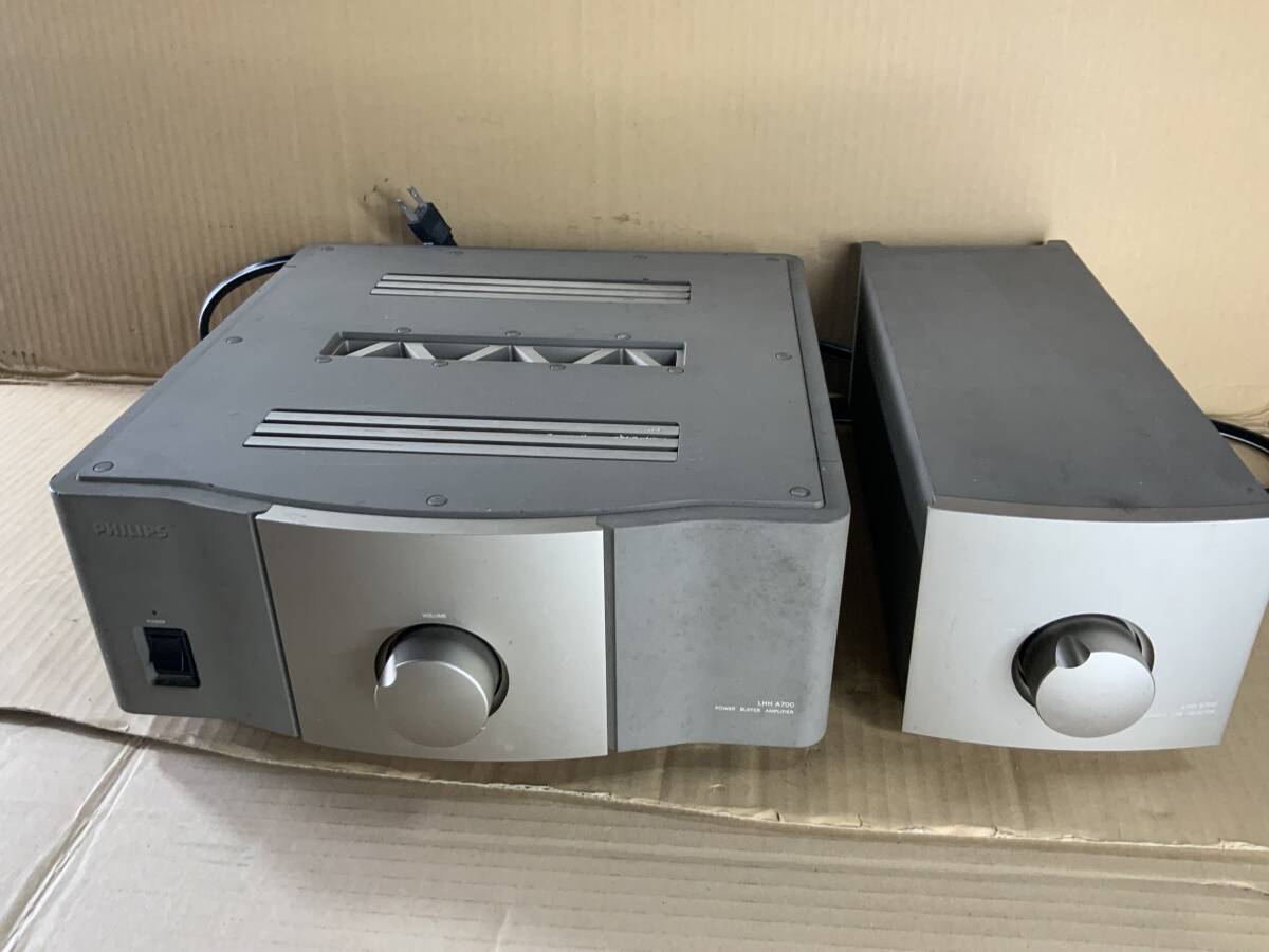 パワーアンプ+パッシブラインセレクター/フィリップス PHILIPS/LHH A700+LHH S700/音出ます拍卖