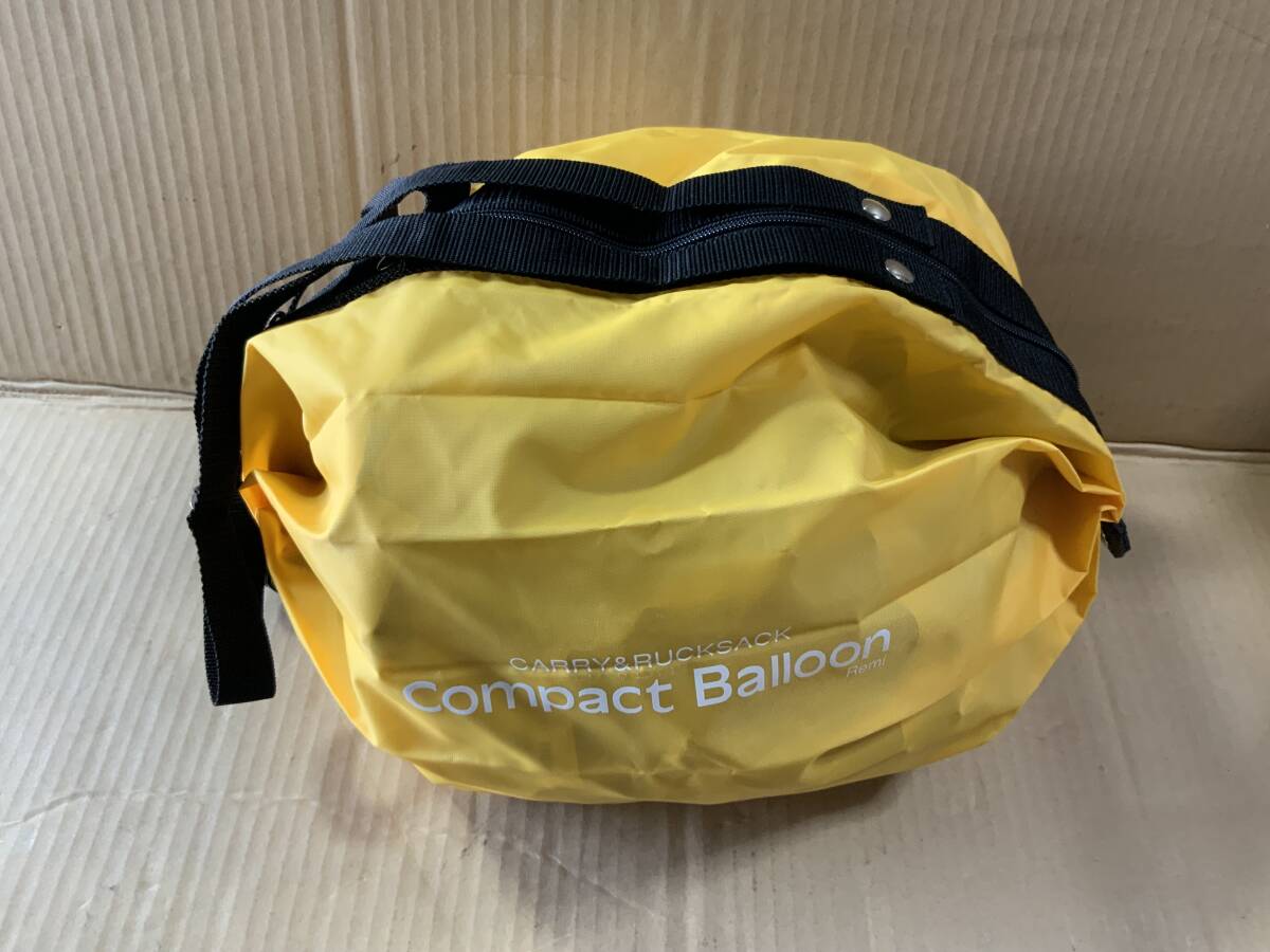 折りたたみリュック バッグ/remi/compact balloon/CARRY&RUCKSACK/黄色拍卖