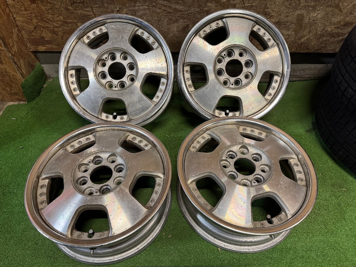 スピードスター WORK ビェナ D 14インチ 5J +45 PCD100/110 4H マルチ ホイール 4本セット H41拍卖