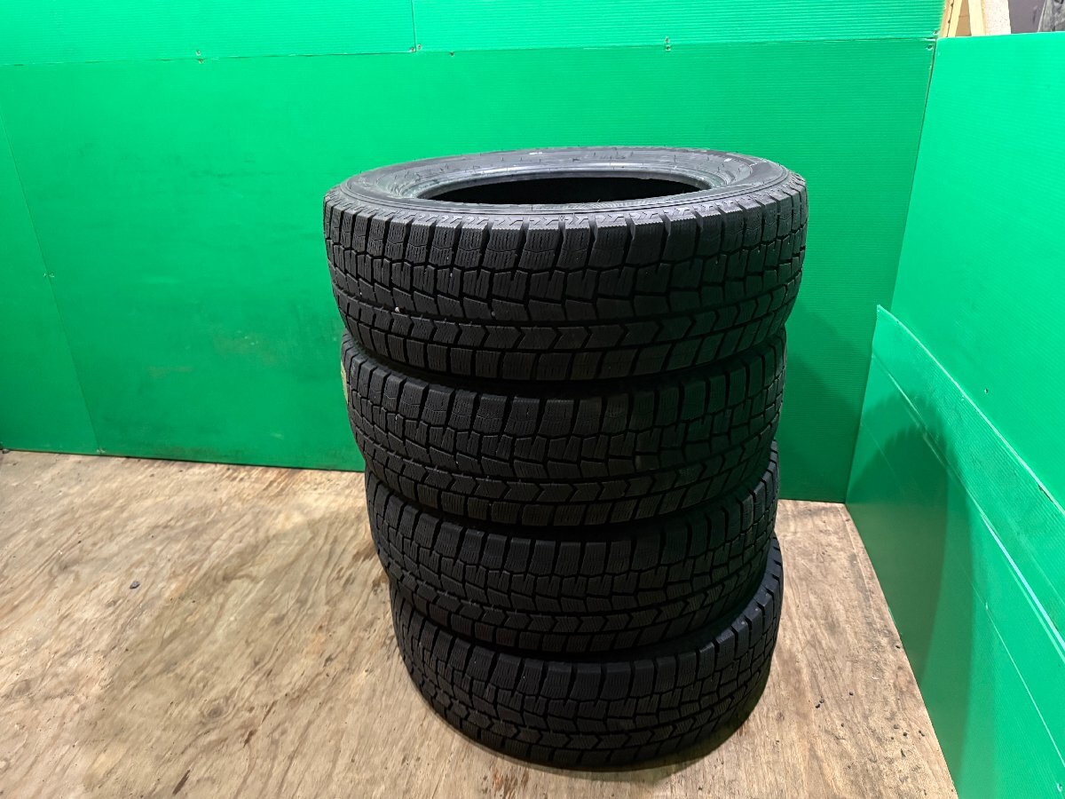 195/65R16 DUNLOP WINTERMAXX WM02 2019年製 バリ山 スタッドレスタイヤ 4本セット K71拍卖