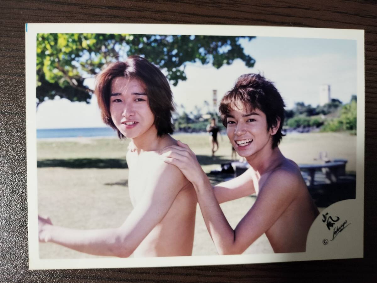 嵐の5人の貴重なデビュー当時のフォト2枚セット A拍卖