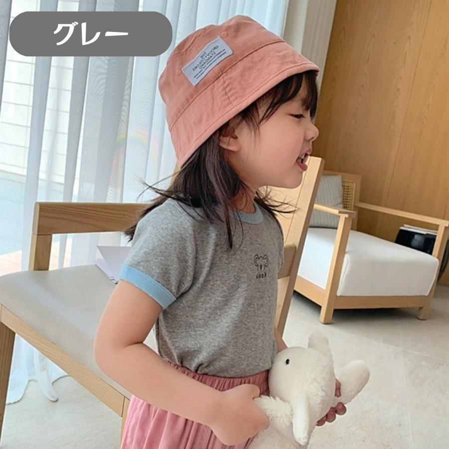 グレー 130cm 全8色 ツートンカラー コットン 半袖Tシャツ カットソー カジュアル 韓国子供服 女の子 男の子 キッズ ジュニア拍卖