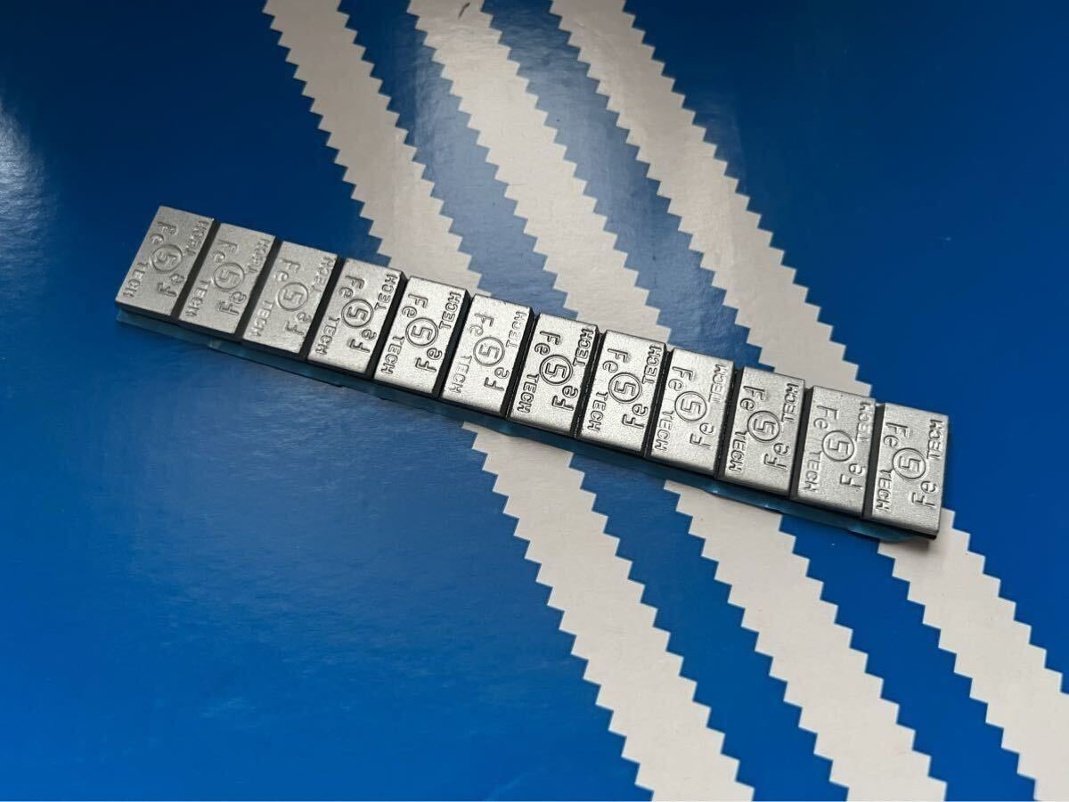 バランスウェイト 鉄製貼り付けシール付 サビ対策強化品 5g刻み12個 5x12=60g ホイール拍卖