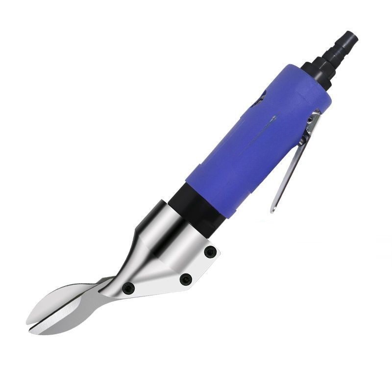 エアーハサミ 空気圧カッター エアシザー 切削工具 ストレートタイプ 手持ち型 鉄板?アルミスキン?銅シートなどの切断 工業用 (ブルー)拍卖