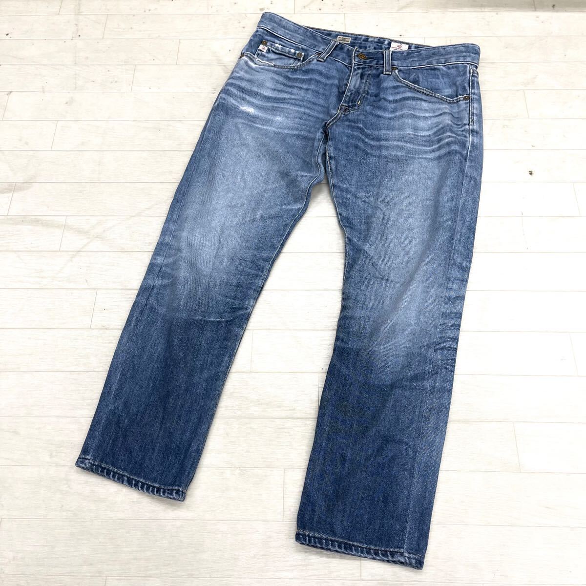 1626◎ USA製 AG Adriano Goldschmied アドリアーノ ゴールドシュミット デニム ジーンズ ジーパン ダメージ加工 レディース27拍卖