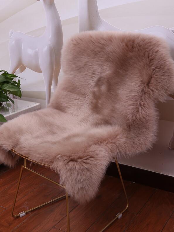 美品 室内芸術ムートン高級贅沢 メリノ種羊 天然ムートン100%ラグマット ムートンラグ1p70*110cmムートンフリース ファー マット拍卖