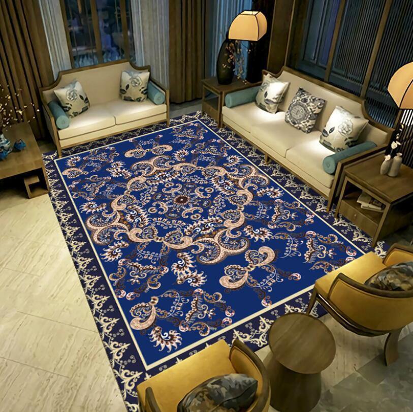 ペルシャ絨毯の本場からイラン製 シルク調 高密度ノット 玄関マット ラグ/マット カーペット ウィルトン 滑り止め付 160*230拍卖