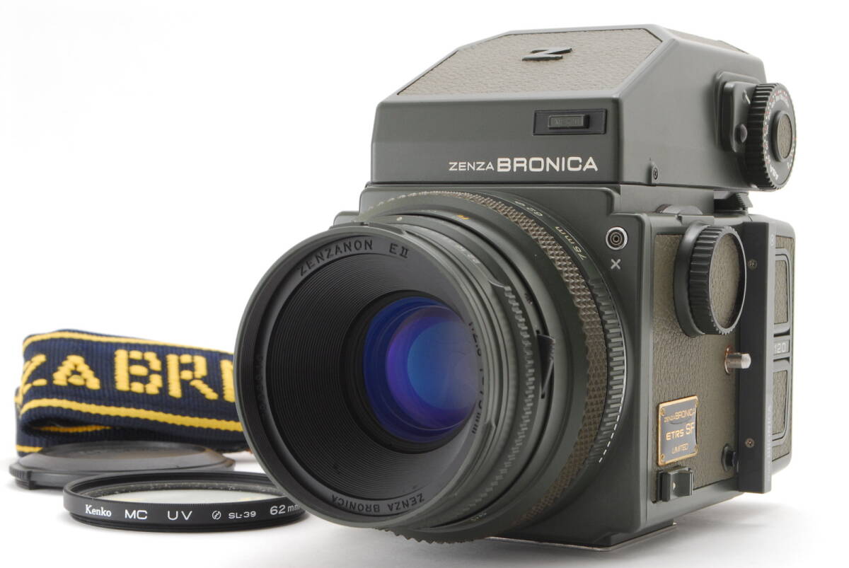 【美品 ・レア】 Zenza Bronica ブロニカ ETRS SF EII 75mm F/2.8 AE II SAFARI サファリ 限定モデル #TN87拍卖