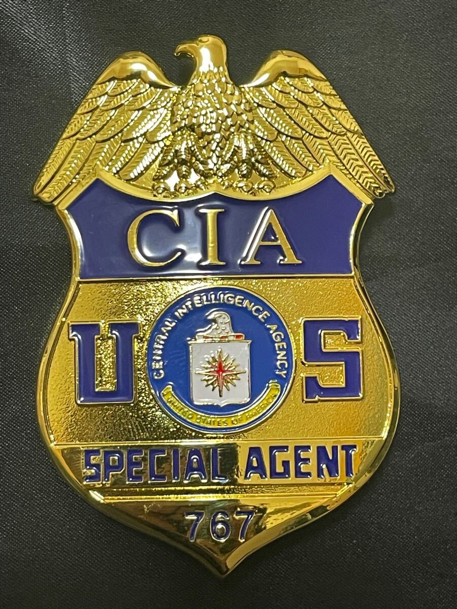 【入手困難】米CIA 中央情報局 US Central Intelligence Special Agentフルサイズ ポリスバッジ NYPD LAPD ミリタリーPolice バッチ レア拍卖