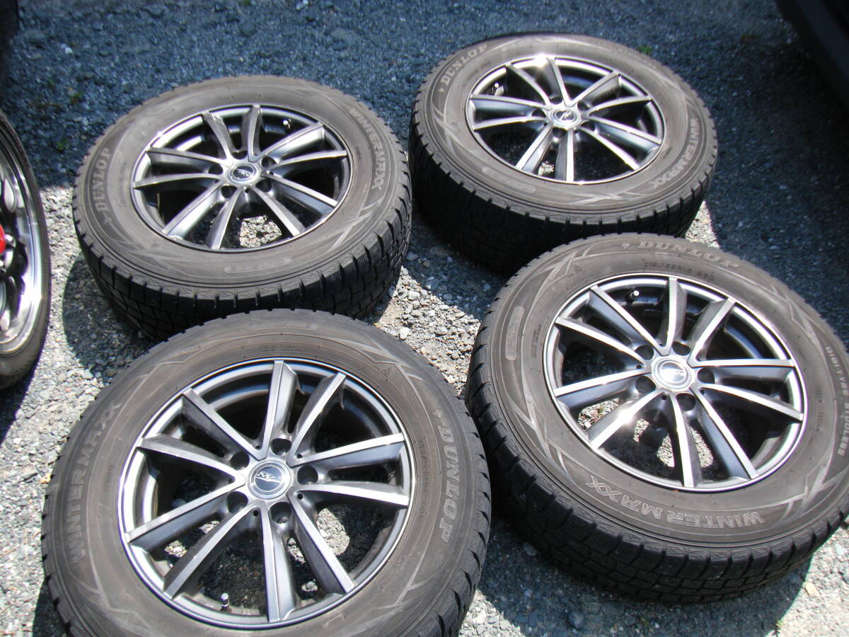 社外ホイール NV 215/65-16 スタッドレス ハリアー等 GM18 3拍卖