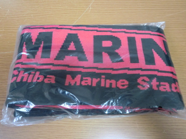 千葉ロッテマリーンズ マフラータオル 赤拍卖