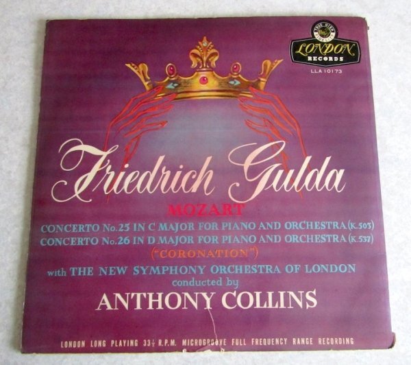 【LP】モーツァルト:ピアノ協奏曲 第25番、第26番 / グルダ拍卖