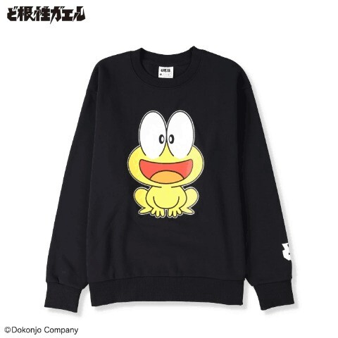 即決 ど根性ガエル ピョン吉 メンズ裏起毛トレーナー【M】新品タグ付き 吉沢やすみ スウェット拍卖