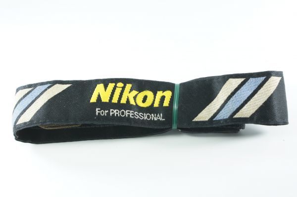 【送料無料 キレイ】Nikon ニコン for Professional スラッシュライン ストラップ プロフェッショナル ブルー 11fum15616770500拍卖