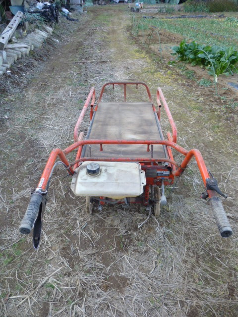 ■千葉・エンジン一輪車・運搬車・筑水キャニコム・G13・120㎏・お引き取り限定拍卖