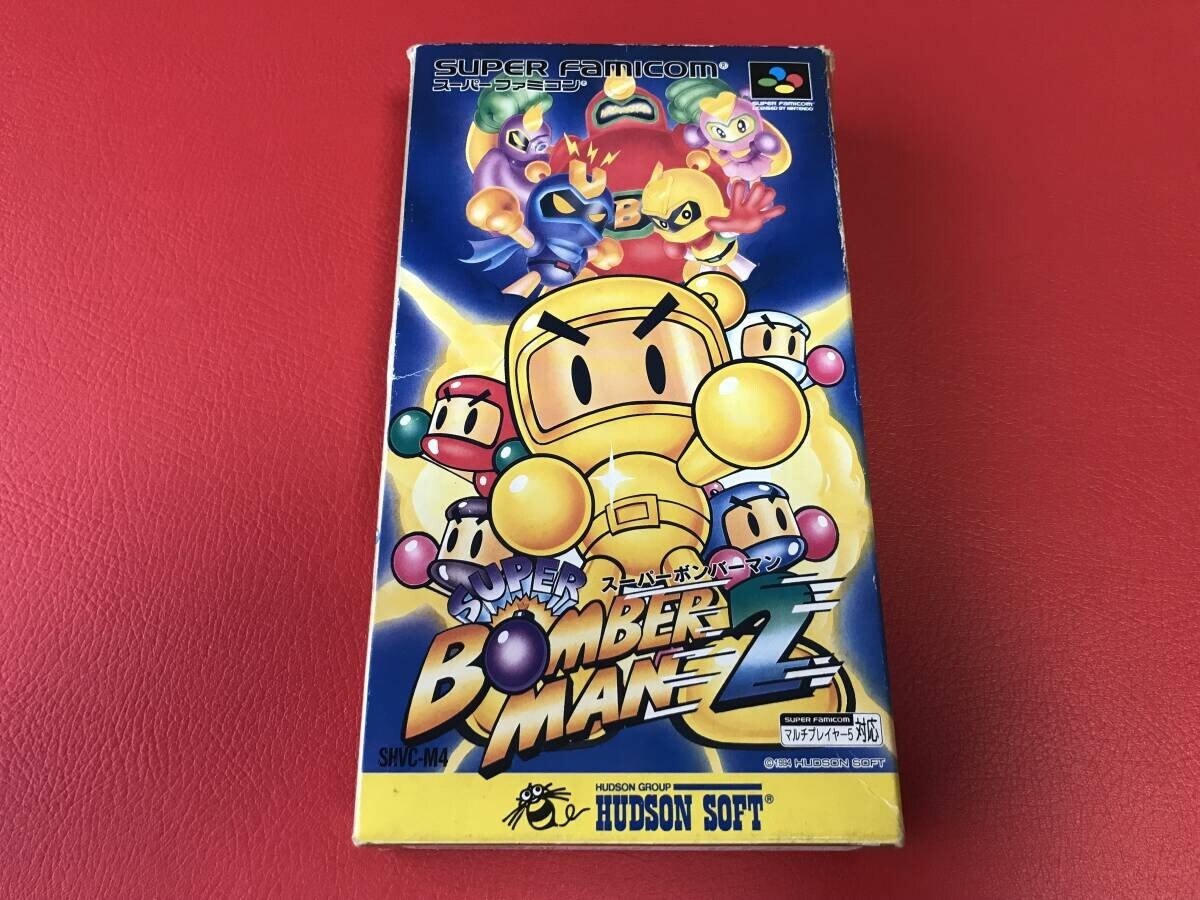◆【SFC】スーパーボンバーマン2/箱付/スーパーファミコン/SHVC-M4 #U31YY1拍卖