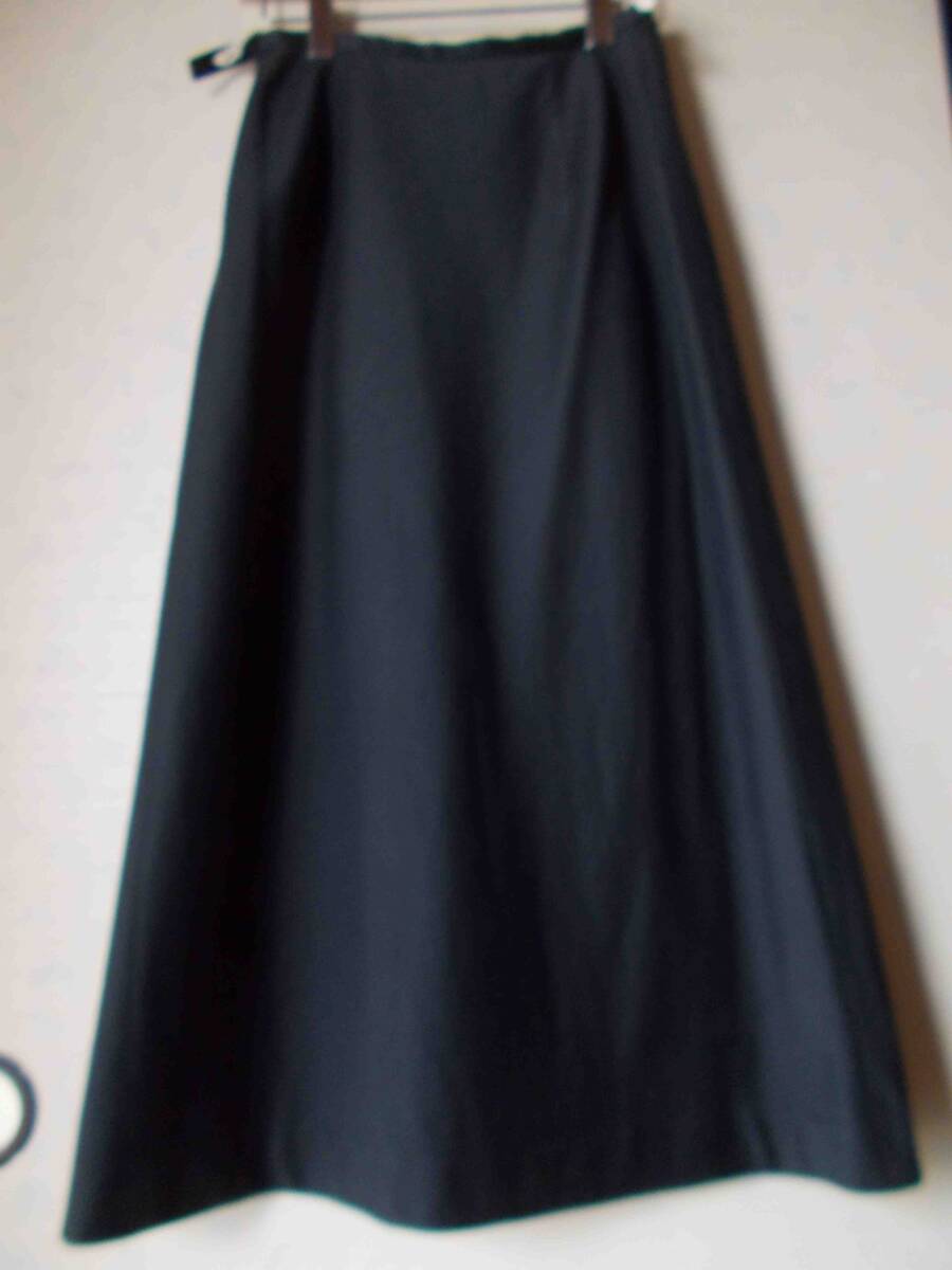 レナウン micmac ミックマック パリ ロングスカート 濃紺 レディース M拍卖