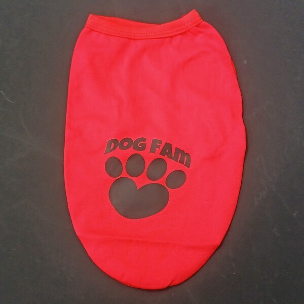 犬服 ペット服 夏服 タンクトップ ノースリーブ Tシャツ 赤 Sサイズ ジャックラッセルテリア スコティッシュテリア ビションフリーゼ拍卖