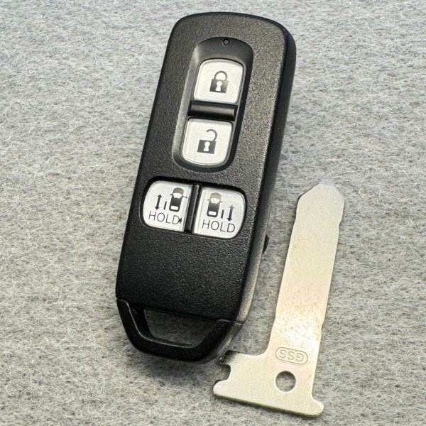 【登録します】ホンダ N-BOX 純正 スマートキー 4ボタン HOLD キーレス JF3 JF4 N-BOXカスタム 007-AE0250 TWB1J0025 両側スライド C拍卖