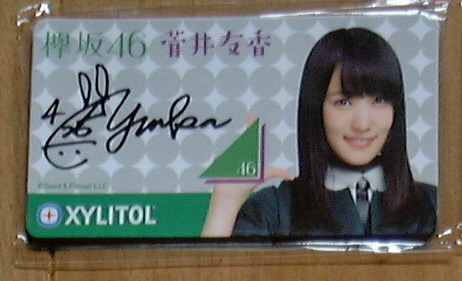欅坂46 キシリトール マグネットシート 全2種 合計5 枚拍卖