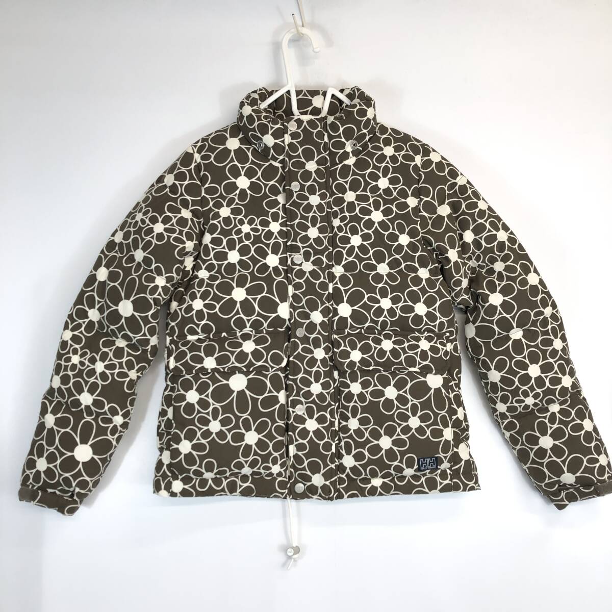 ヘリーハンセン HELLY HANSEN ダウンジャケット HOE11253 レディースMサイズ 花柄 PERTEX拍卖