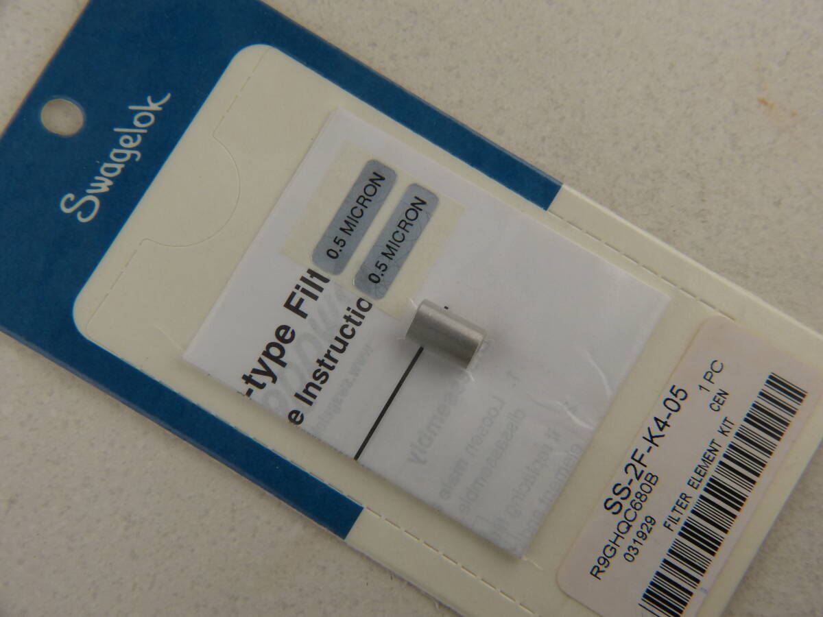 ★☆スウェージロック フィルターエレメント SS-2F-K4-05 0.5μm 未開封☆★拍卖